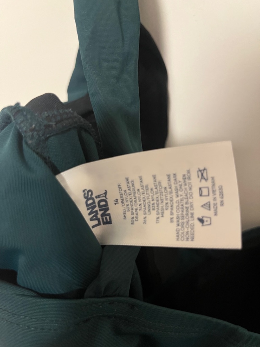 Ladies GENTLY USED LANDS END BATHING SUIT - Picture 5 of 5